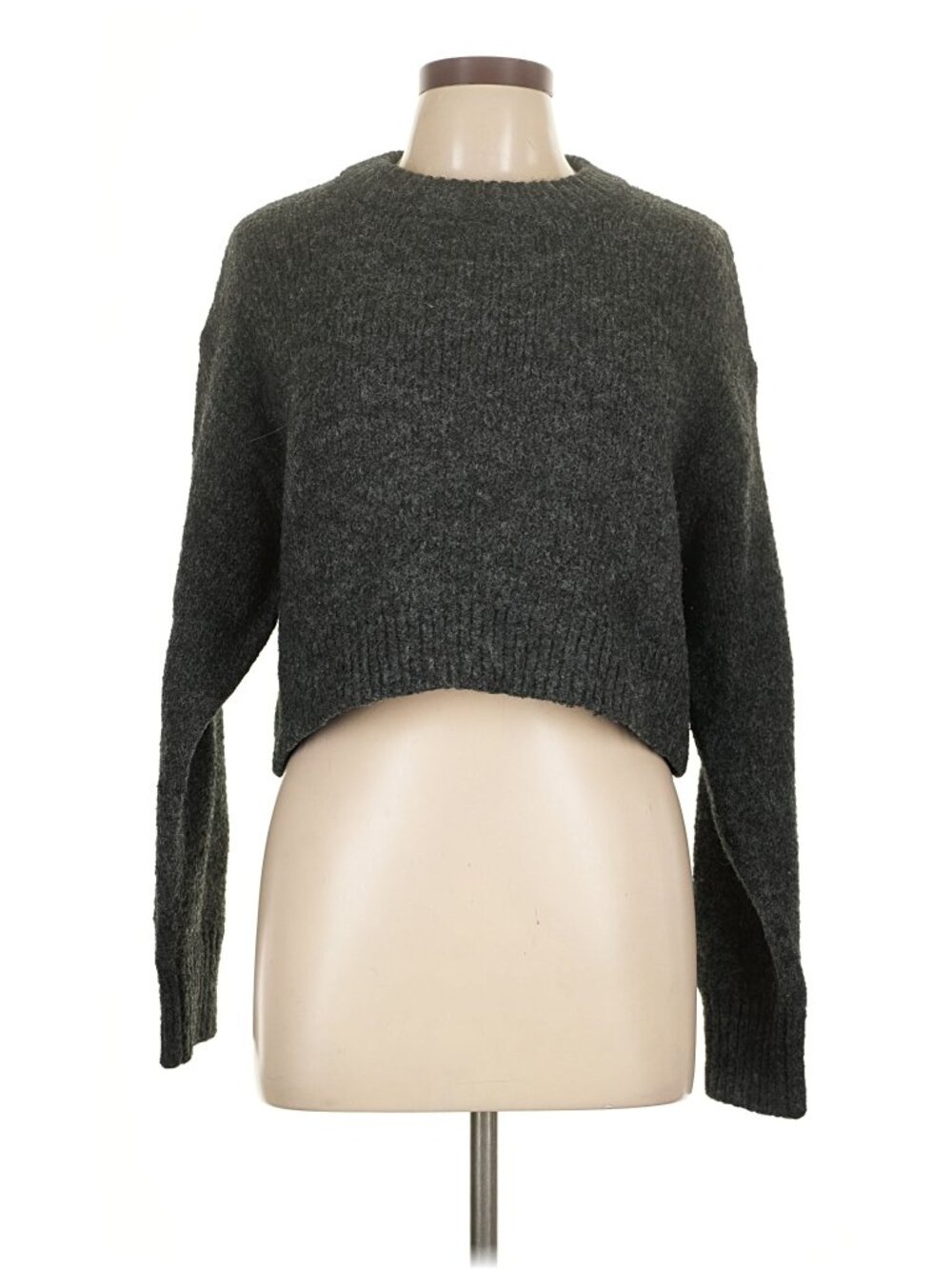 H&M Gray Pullover Sweater (Size: L)